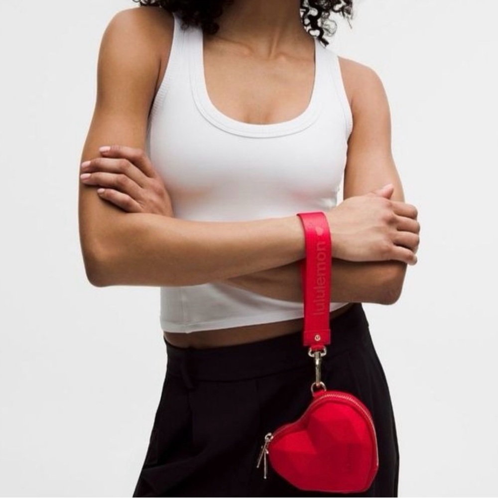 lululemon athletica Oxford Red Heart Wristlet - Picture 7 of 7